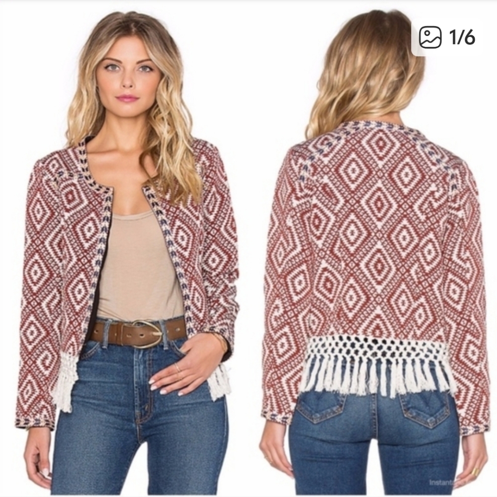 Tularosa Tribal Print Blazer